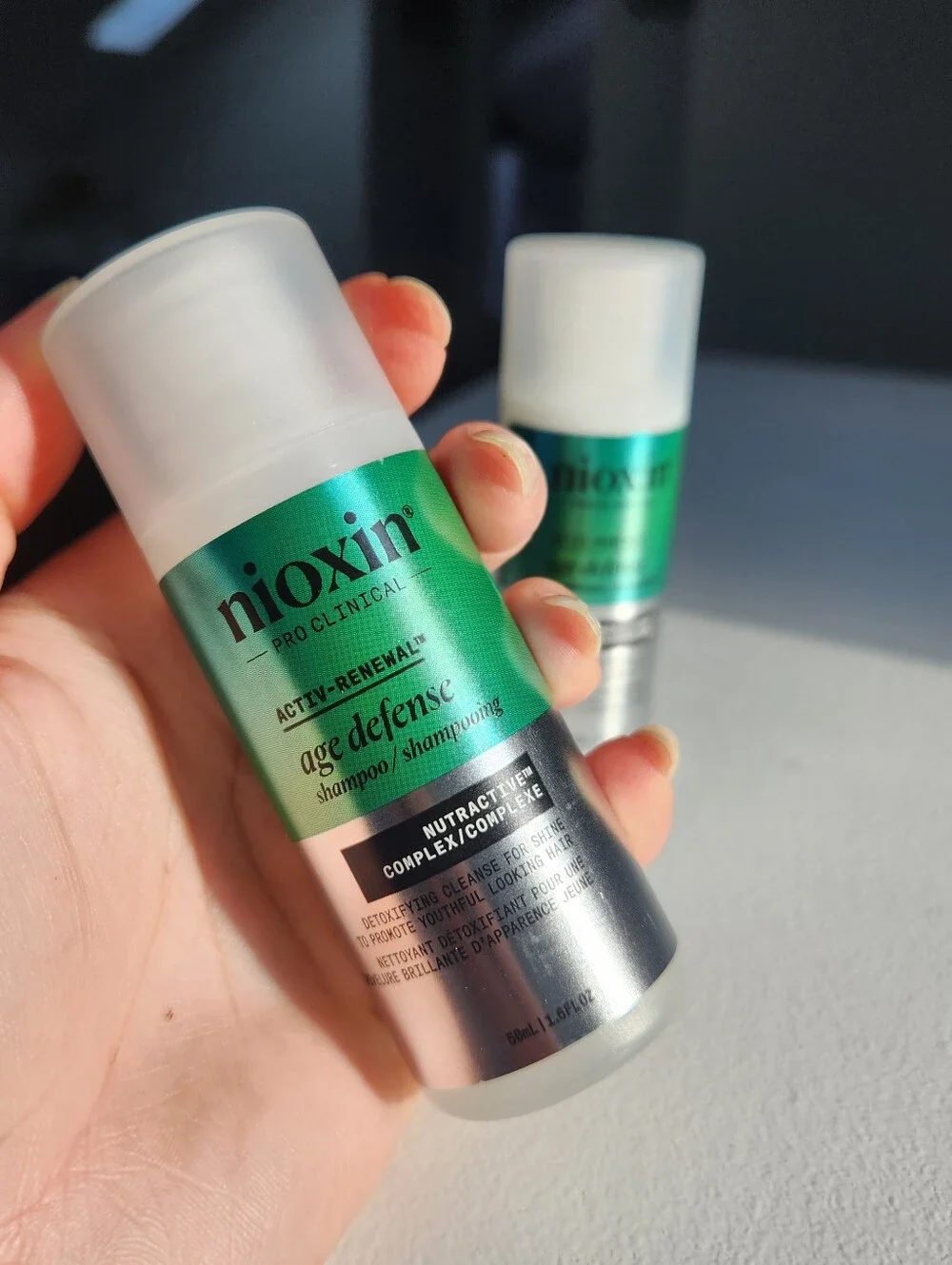 NIB Nioxin | Age Defense Hair Product Set - Shampoo & Conditioner, Travel Size